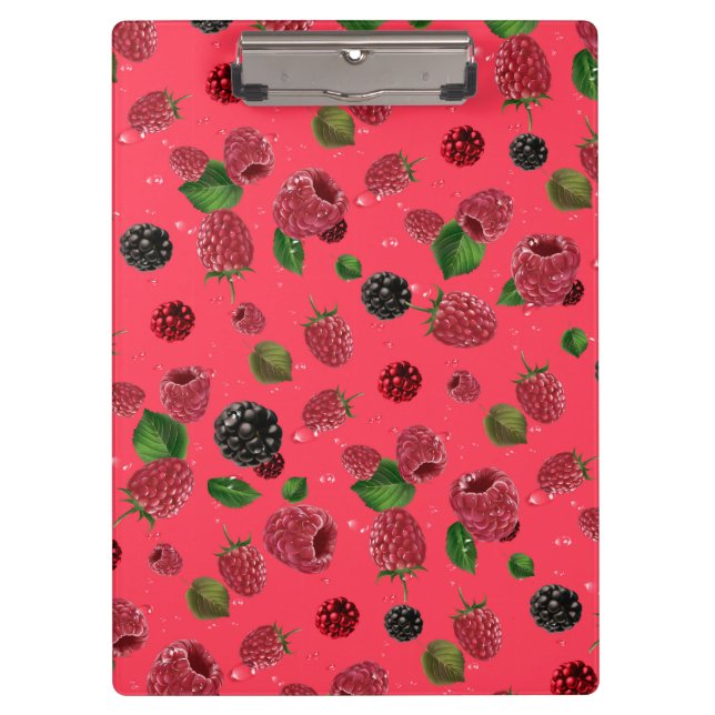 Porte-bloc Motif framboise (Devant)