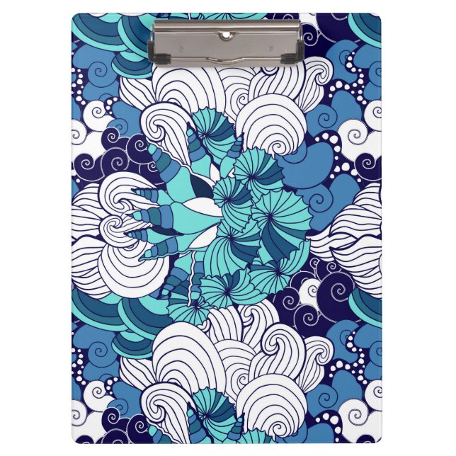 Porte-bloc Motif génial de coquillage (Devant)