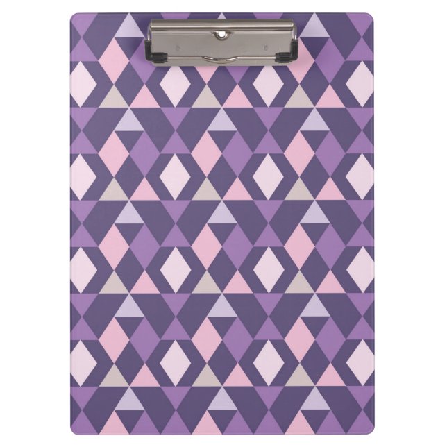 Porte-bloc Motif géométrique arabe pourpre (Devant)