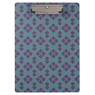 Porte-bloc Motif Géométrique Coloré dans un Style Rétro Class