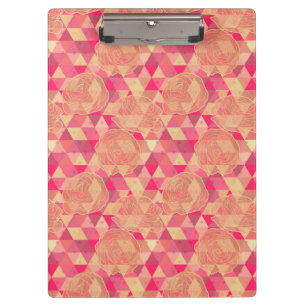 Porte-bloc Motif géométrique de fleur