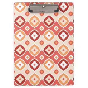 Porte-bloc Motif géométrique d'ikat d'or