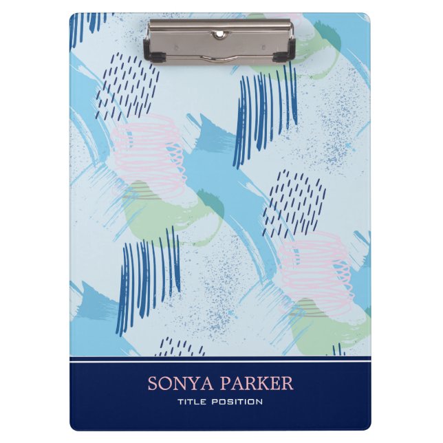 Porte-bloc Motif géométrique sans couture (Devant)