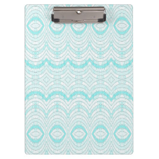 Porte-bloc Motif géométrique Wavy Aqua
