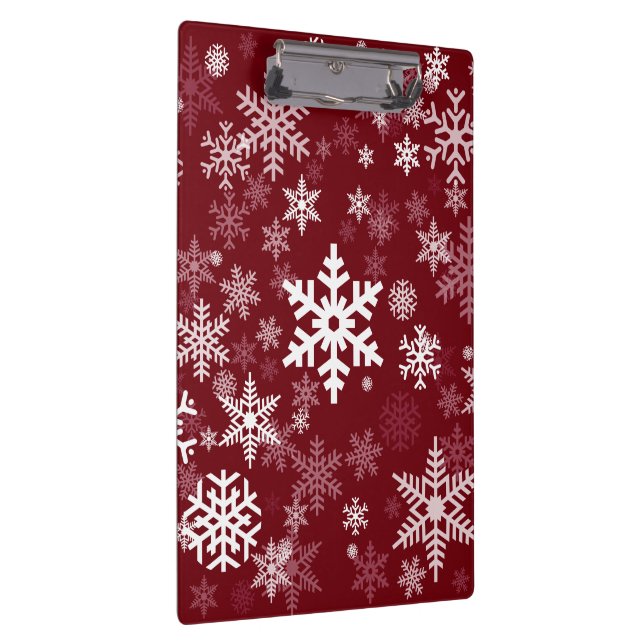 Porte-bloc Motif heureux Bourgogne de flocons de neige de (Swatch)