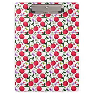 Porte-bloc Motif joli papillon Cerise, Fruit Kawaii brillant