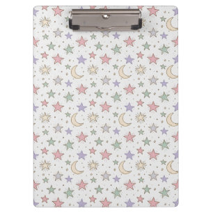 Porte-bloc Motif Lune Étoile Fantaisiste