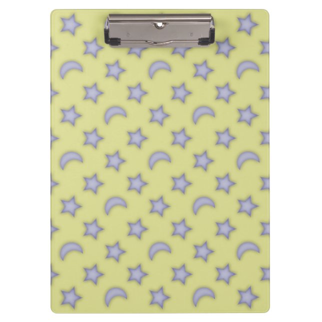 Porte-bloc Motif Lunes et étoiles (Devant)