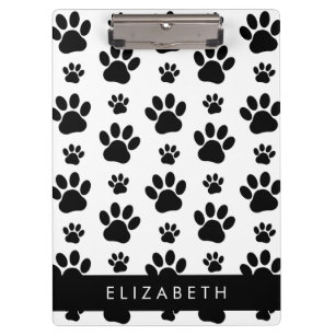 Porte-bloc Motif mâle, Patrouilles de chien, Noir et Blanc, V