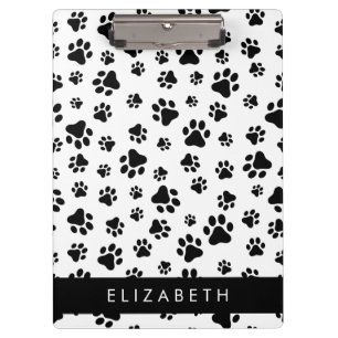 Porte-bloc Motif mâle, Patrouilles de chien, Noir et Blanc, V