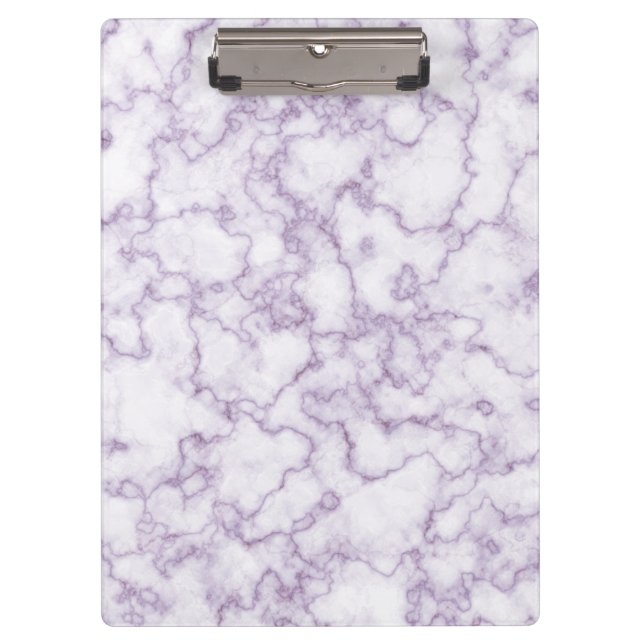 Porte-bloc Motif Marbre Violet (Devant)