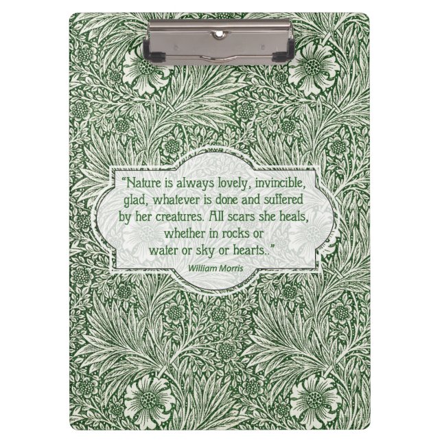 Porte-bloc Motif Marigold - William Morris (Devant)
