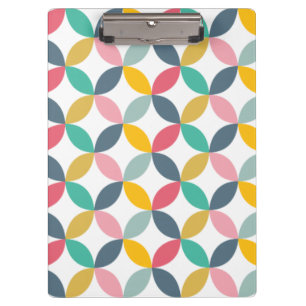 Porte-bloc Motif moderne géométrique coloré