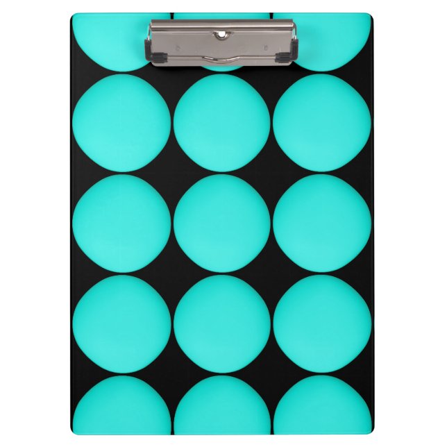 Porte-bloc Motif moderne Turquoise (Devant)