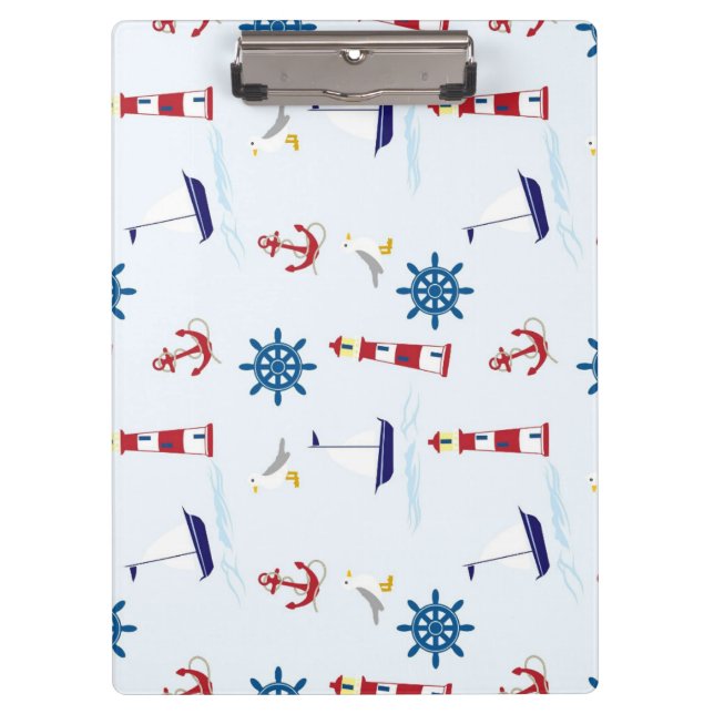 Porte-bloc Motif nautique (Devant)