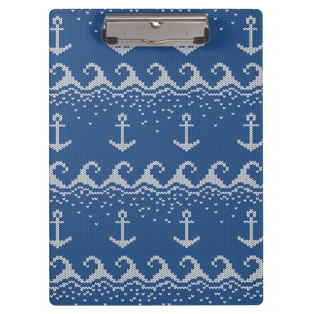 Porte-bloc Motif nautique de Knit (Devant)