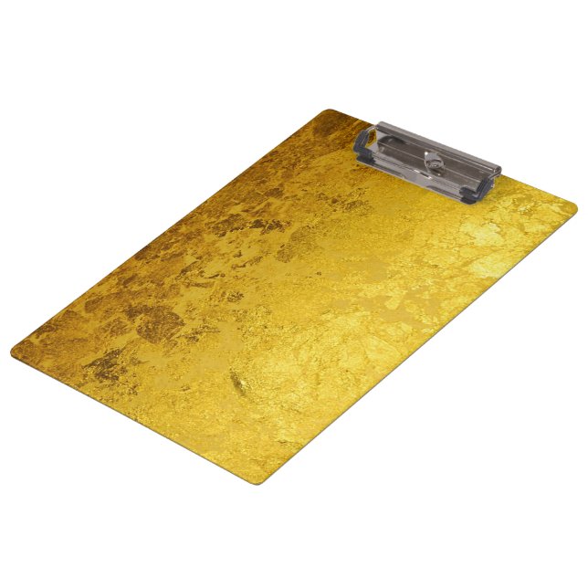 Porte-bloc motif OR pur / feuille d'or (Incliné)
