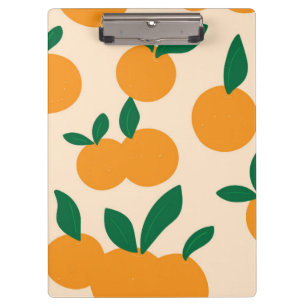 Porte-bloc Motif Oranges De Fruits Citriques De Style Moderne