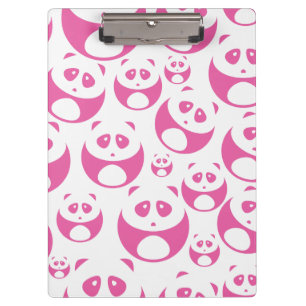 Porte-bloc Motif Panda rose et blanc Kawaii Baby
