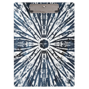 Porte-bloc Motif radial Indigo Ink