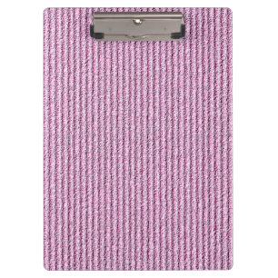 Porte-bloc Motif rayé corduroy rose décontracté