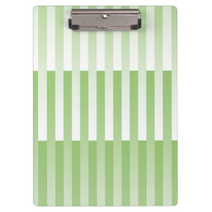 Porte-bloc Motif rayé vert blanc