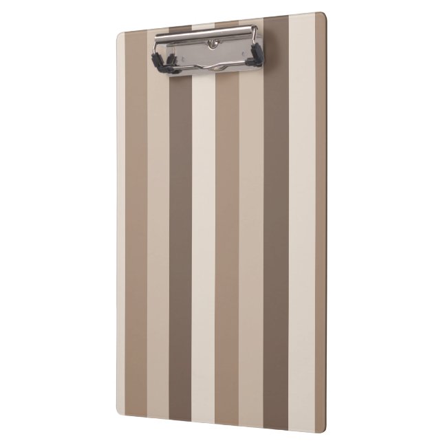 Porte-bloc Motif rayures tons terre neutres Design  (Gauche)
