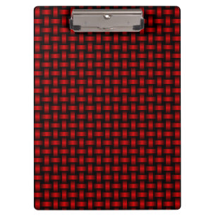 Porte-bloc Motif Red Black Weaver