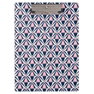 Porte-bloc Motif rose et bleu amusant