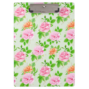 Porte-bloc Motif Roses Roses Fonce-23670