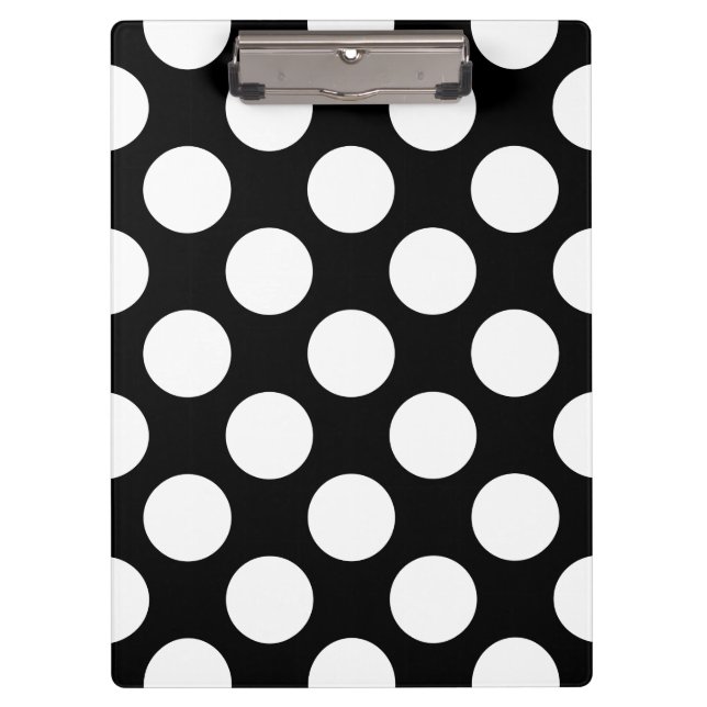 Porte-bloc Motif sans fin points blancs + votre fond. (Devant)