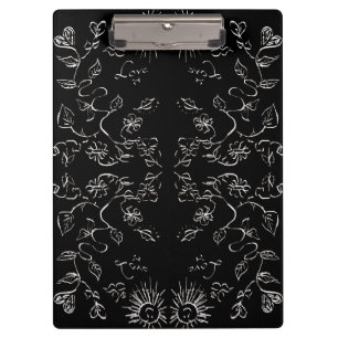 Porte-bloc Motif Soleil Et Fleurs
