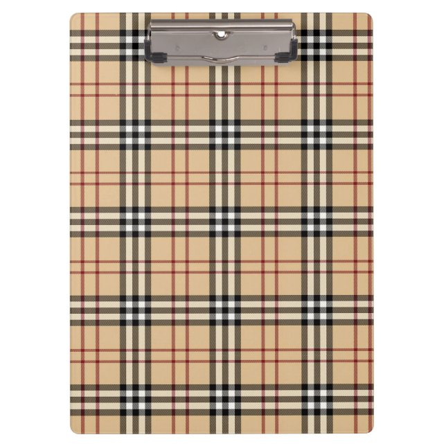 Porte-bloc Motif Tartan Écossais     (Devant)