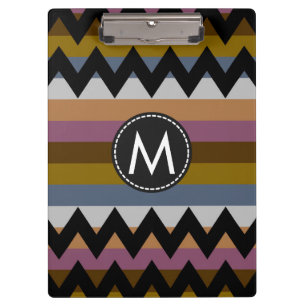 Porte-bloc Motif tendance chic Chevron Stripes #23