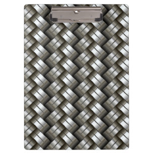 Porte-bloc Motif tissé en métal