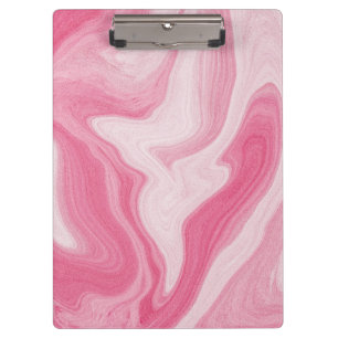 Porte-bloc Motif Tourbillon de Marbre Rose – Abstrait Esthéti