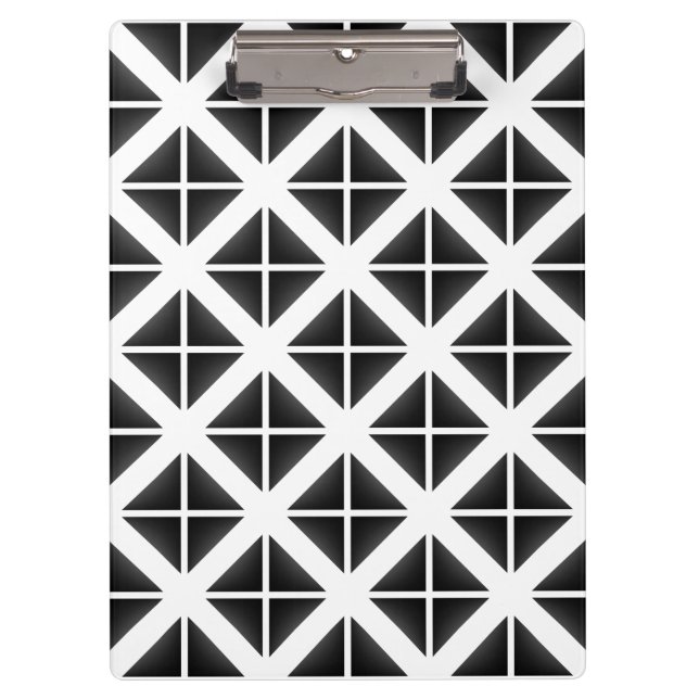 Porte-bloc Motif triangle Black Trendy (Devant)