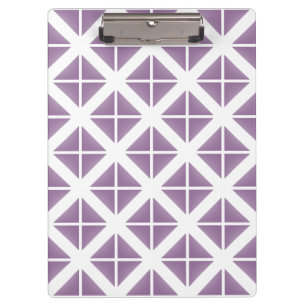 Porte-bloc Motif triangle tendance violet