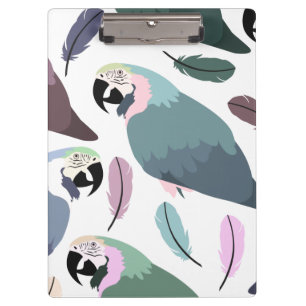 Porte-bloc Motif tropical de perroquets modernes 