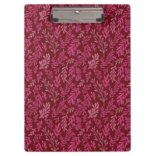 Porte-bloc Motif tropical floral de feuille de Bourgogne et