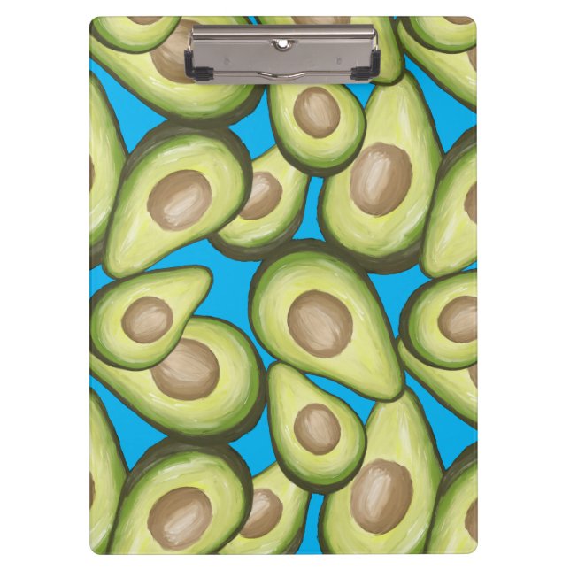 Porte-bloc Motif Vegan Avocado frais et gourmand (Devant)