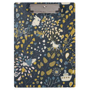 Porte-bloc Motif vintage abstrait
