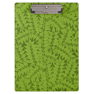 Porte-bloc Motif vintage feuille verte de William Morris Bran
