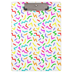 Porte-bloc Motifs de lignes colorés mignons