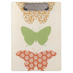 Porte-bloc Motifs de papillon décoratifs sur l'arrière - plan