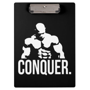 Porte-bloc Motivation du gymnase - CONQUER