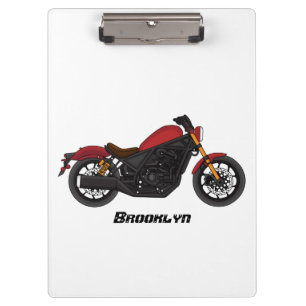 Porte-bloc moto de style croiseur cool