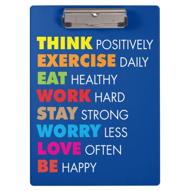 Porte-bloc Mots Inspirants - Motivation (Devant)