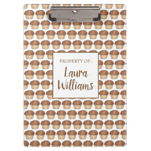 Porte-bloc Muffin À La Pouce Cuisinée À La Boulangerie Baker