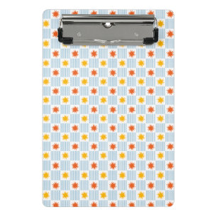 Porte-bloc multi-couleurs à motif soleil damier